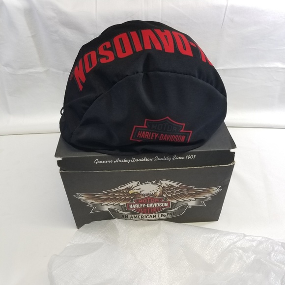 *NEW* Harley Davidson Motorcycle Helmet (M) Black - Picture 6 of 8